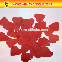 Rosa und rote Herz-Form-Seidenpapier-Konfetti für Hochzeitsempfang